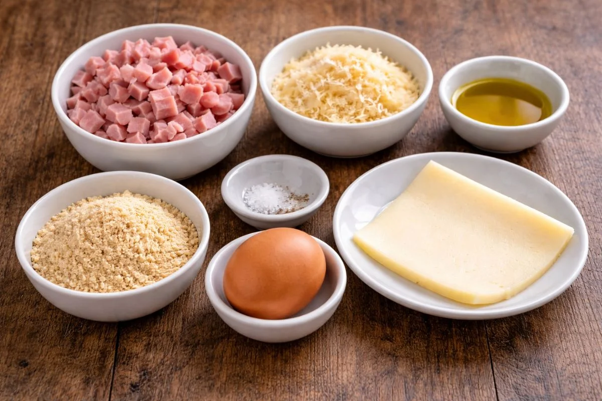 Hamburger chetogenico al prosciutto ingredienti Hamburger chetogenico al prosciutto, ingredienti