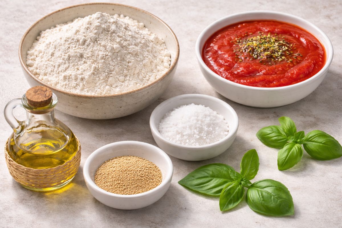 Palline di focaccia al pomodoro con il Bimby, ingredienti