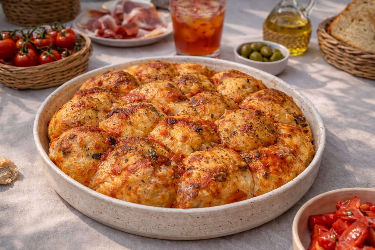Palline di focaccia al pomodoro con il Bimby