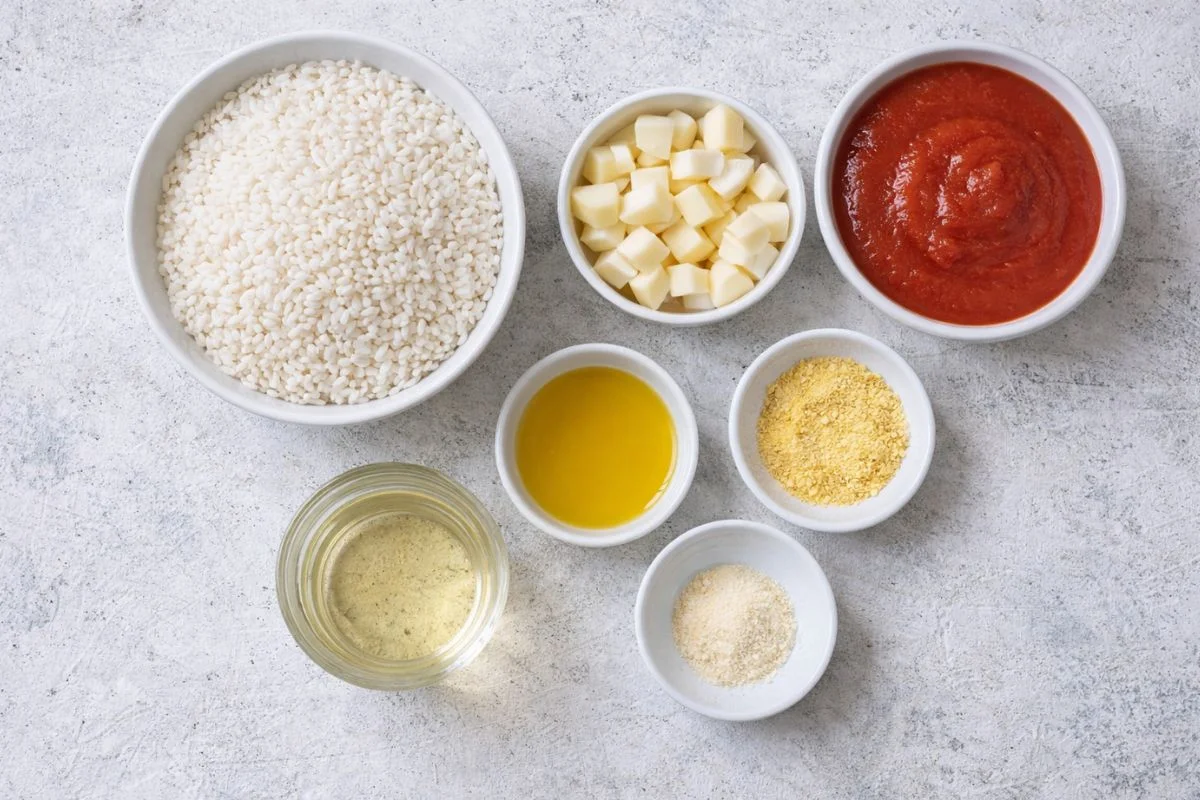 Risotto al pomodoro filante con il Bimby ingredienti Risotto al pomodoro filante con il Bimby, ingredienti