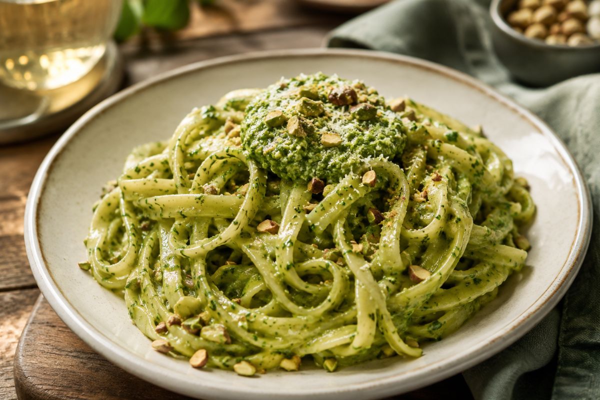 Pasta con crema di ricotta e rucola con il Bimby