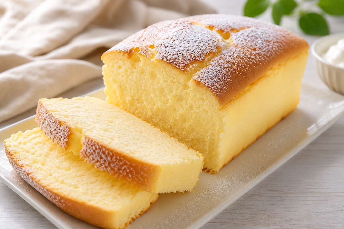 Plumcake nuvola senza zucchero