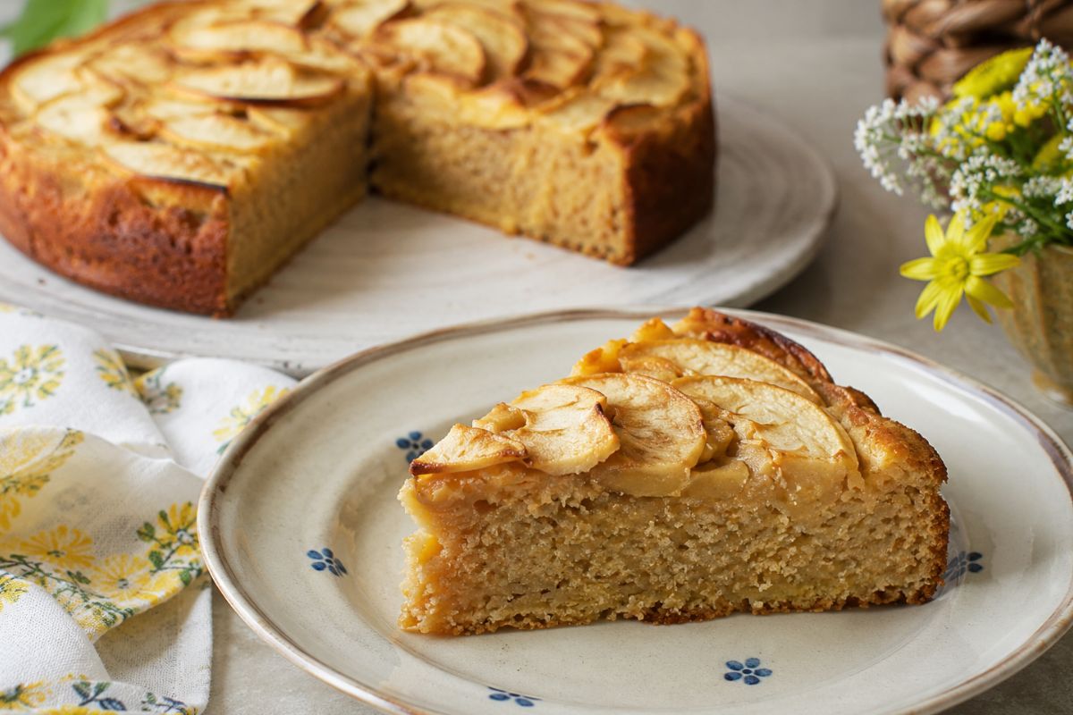 Torta di mele light