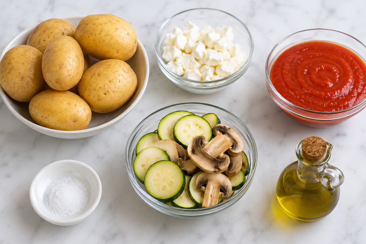 Patate alla pizzaiola, ingredienti