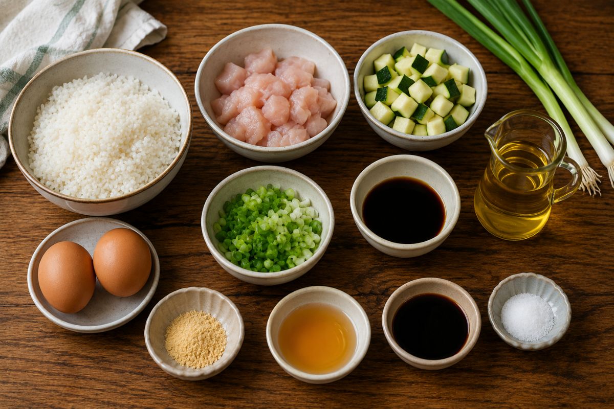 Bokkeumbap coreano ingredienti Bokkeumbap coreano, ingredienti