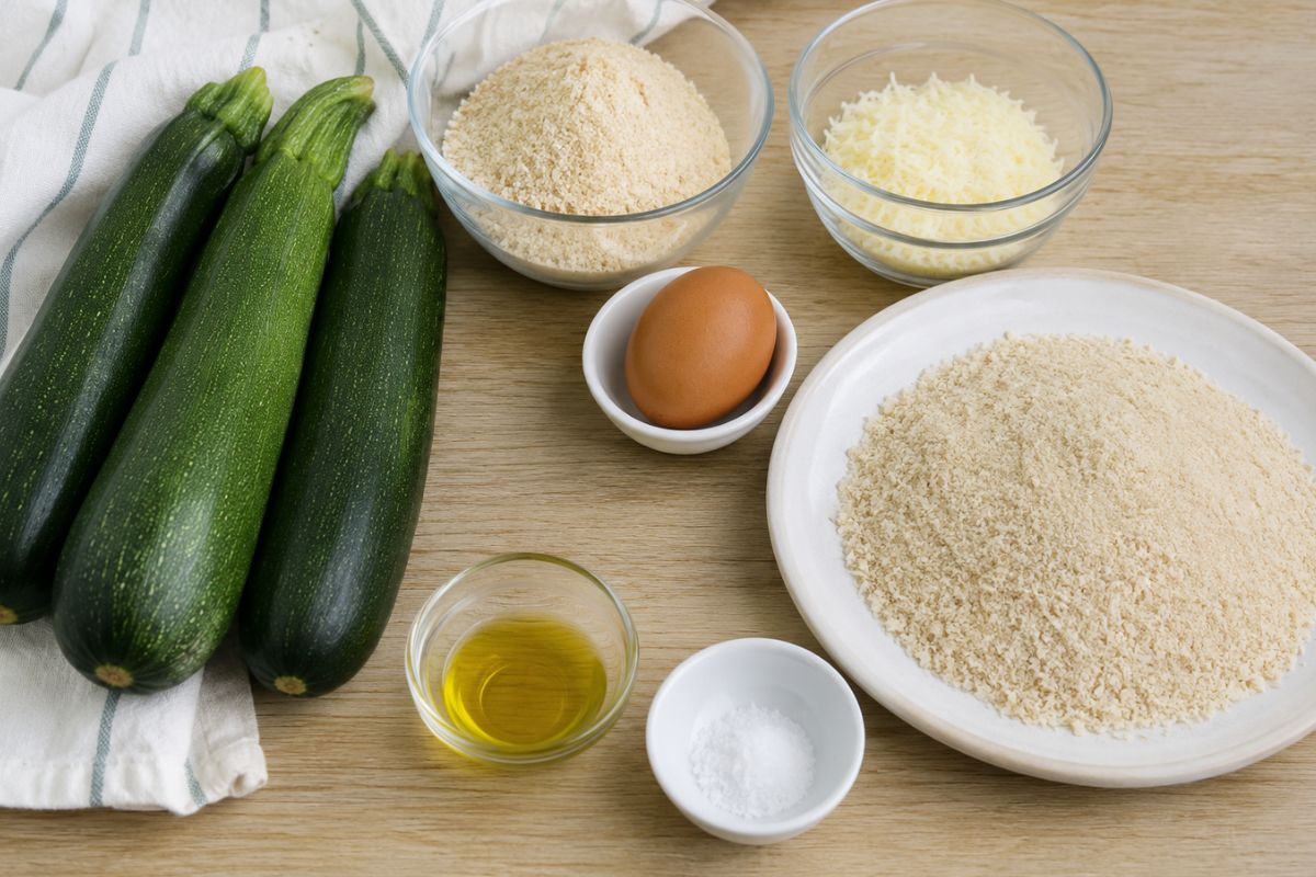 Cotolette di zucchine, ingredienti