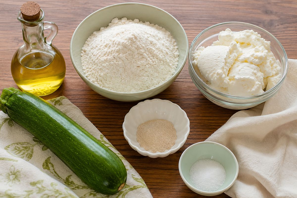 Focaccine di ricotta e zucchine in padella ingredienti Focaccine di ricotta e zucchine in padella, ingredienti