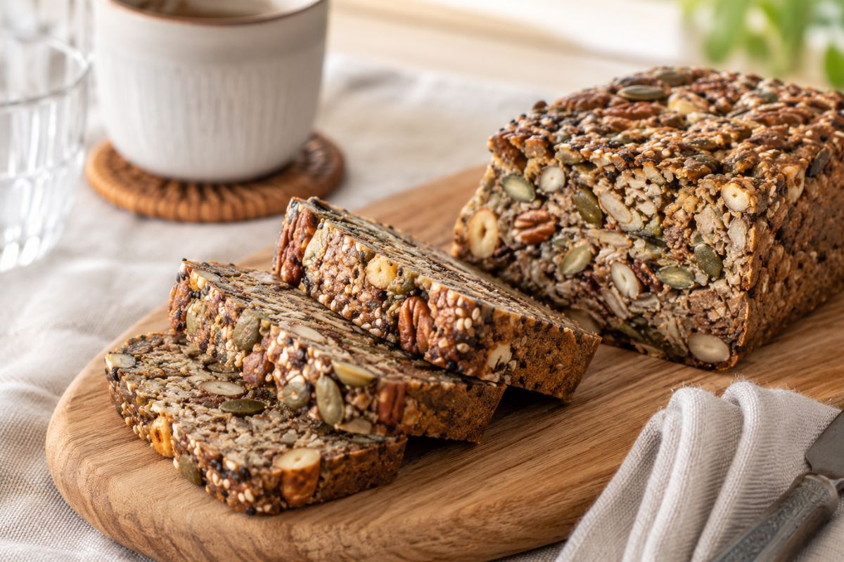 Pane di semi e frutta secca keto