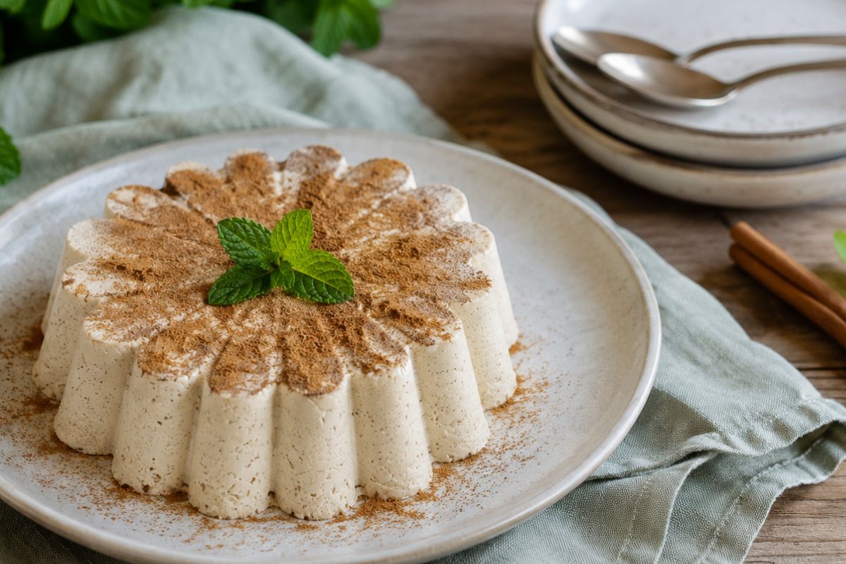 Panna cotta menta e cannella con il Bimby