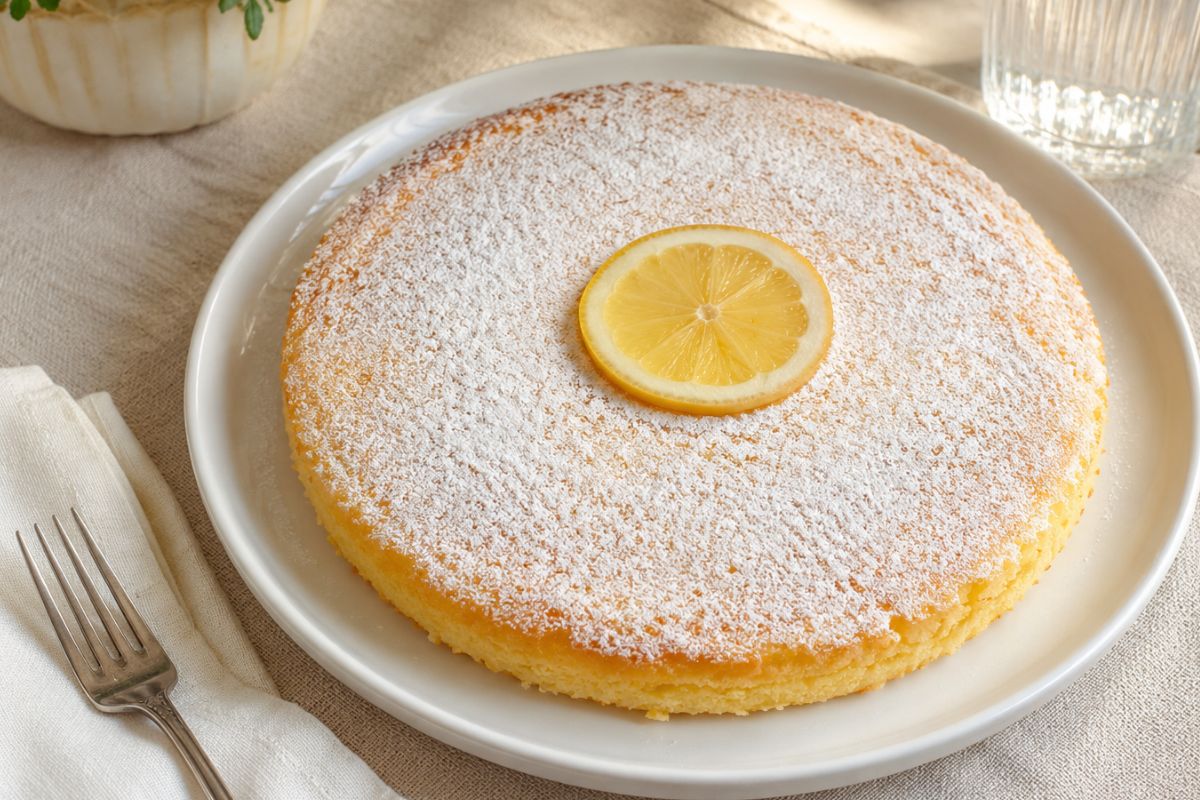 Torta ricotta e limone senza farina