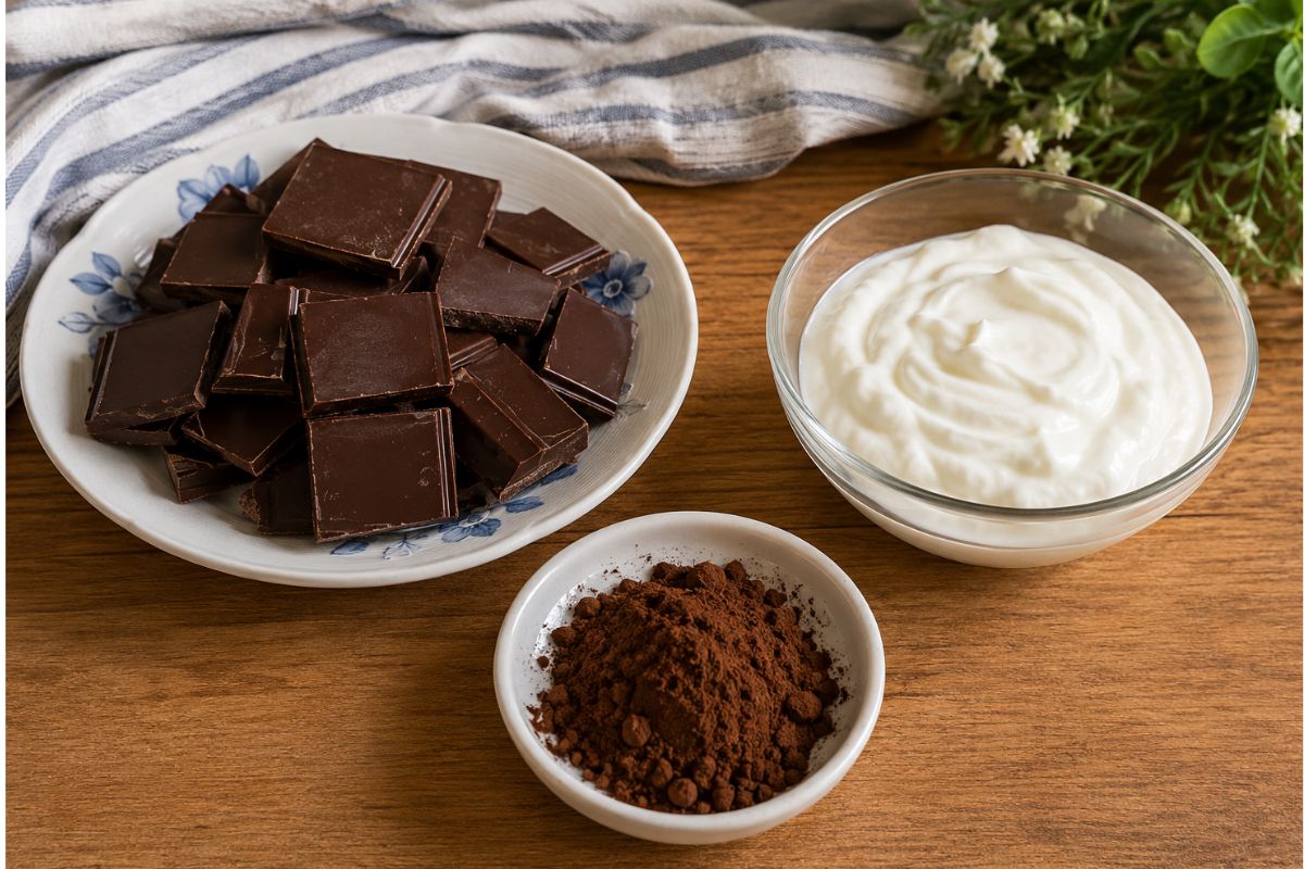 Dolcetti freddi yogurt e cioccolato ingredienti Dolcetti freddi yogurt e cioccolato, ingredienti
