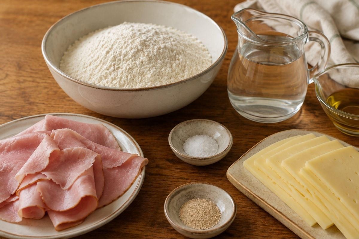 Focaccine ripiene in friggitrice ad aria, ingredienti