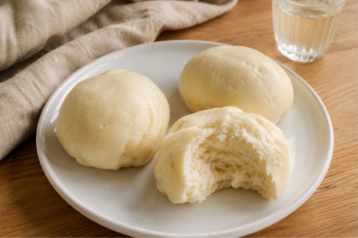 Panini al vapore morbidi