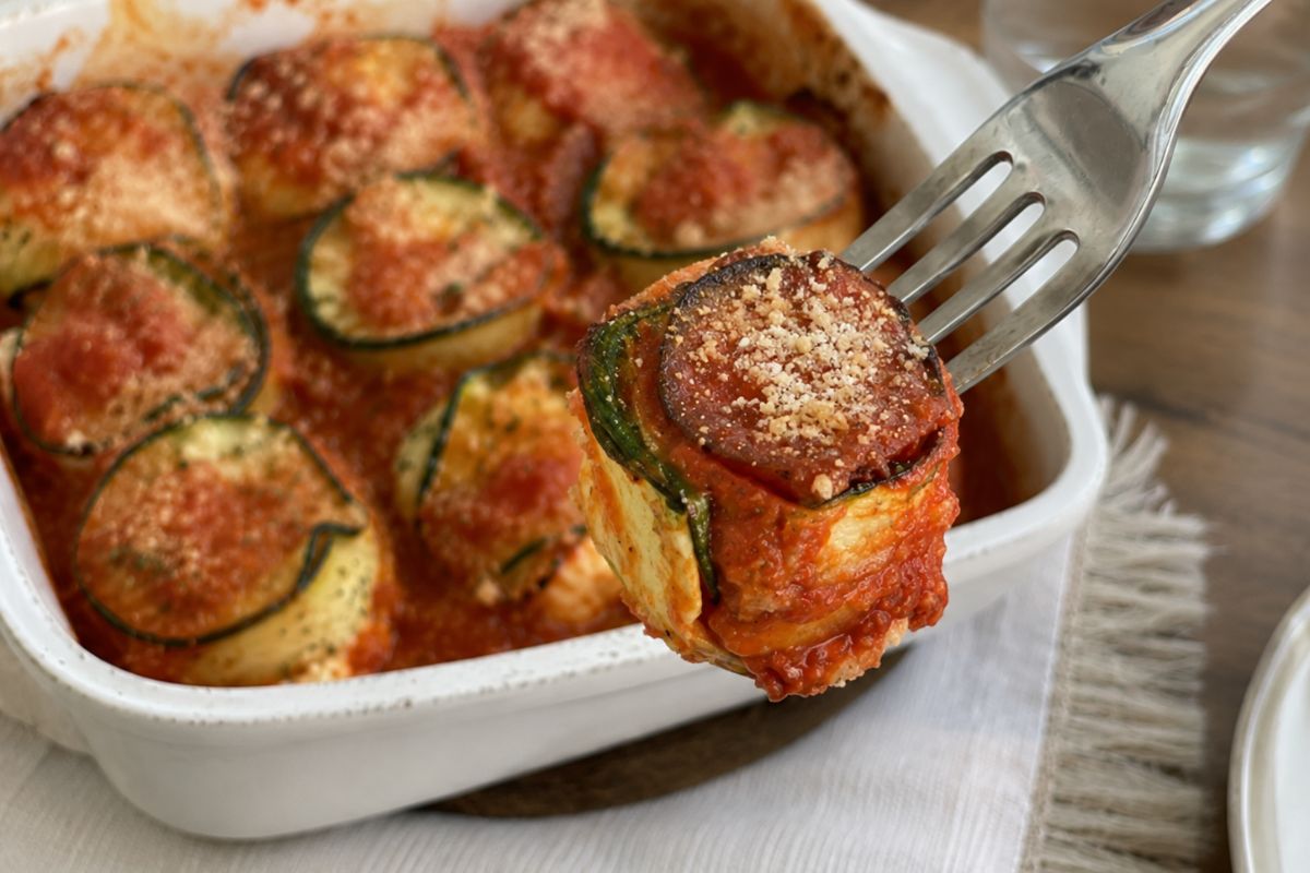 Roll di zucchine e ricotta