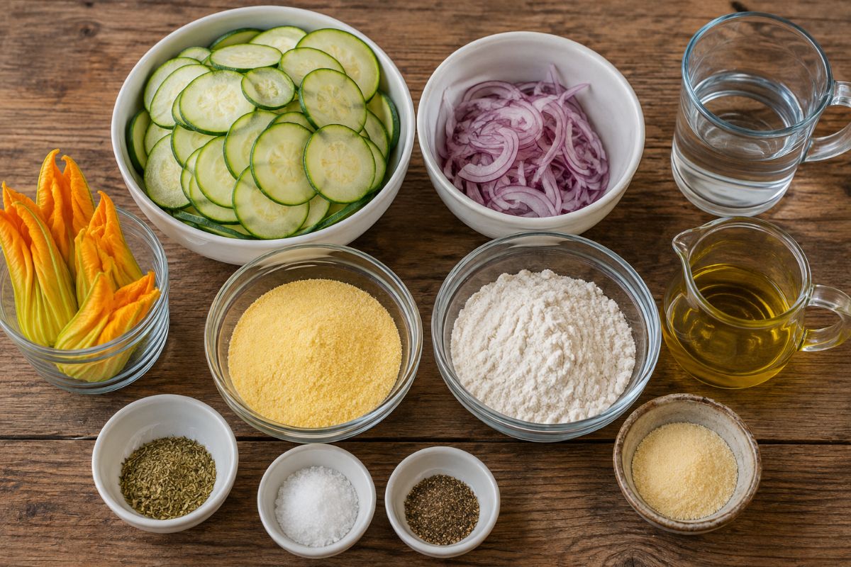 Scarpaccia camaiorese alle zucchine ingredienti Scarpaccia camaiorese alle zucchine, ingredienti