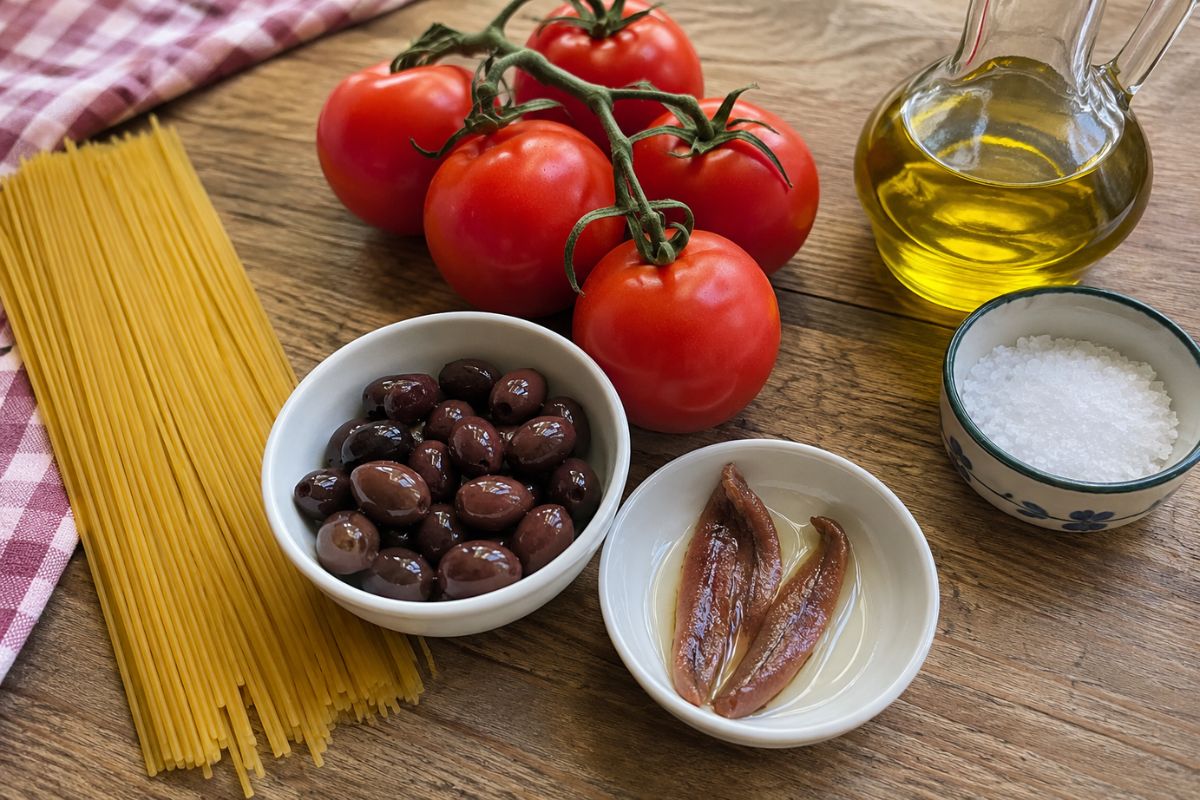 Spaghetti della notte di San Lorenzo ingredienti Spaghetti della notte di San Lorenzo, ingredienti