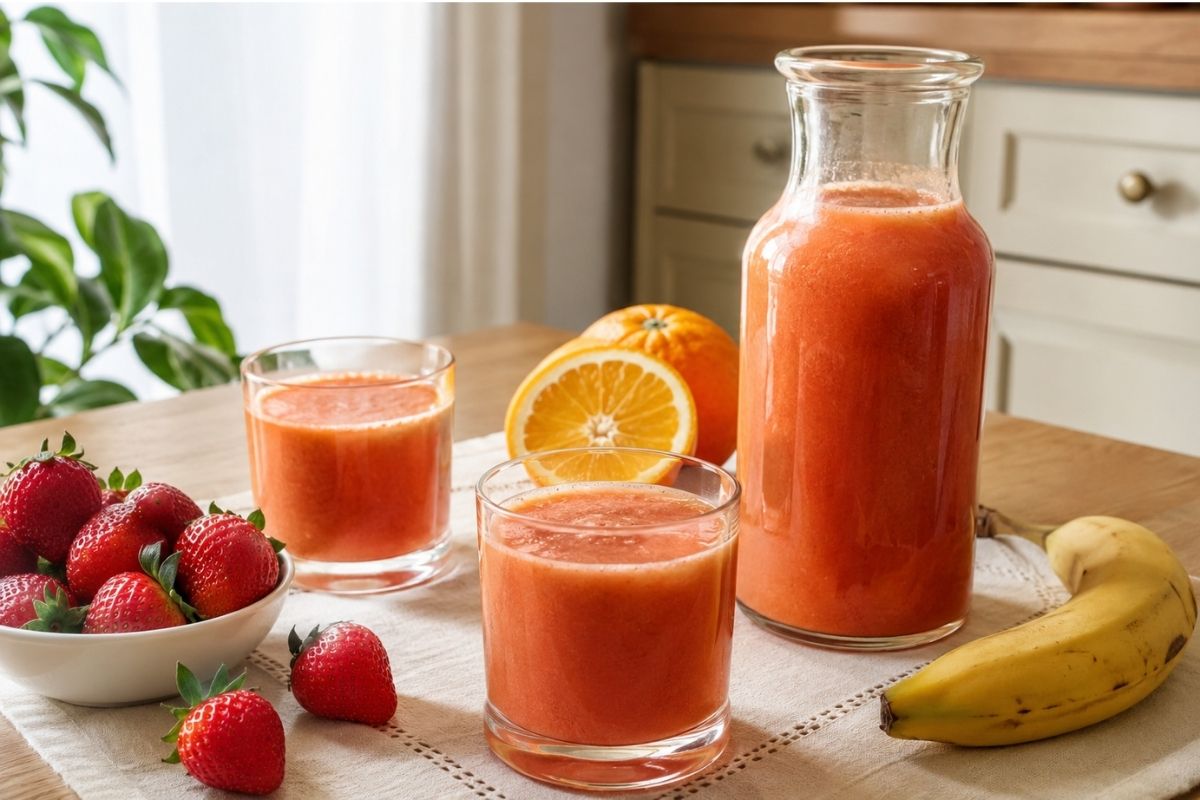 Succo di frutta fresca con il Bimby