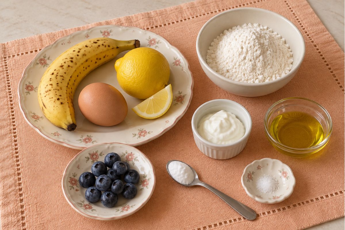 Banana bread in friggitrice ad aria ingredienti Banana bread in friggitrice ad aria, ingredienti