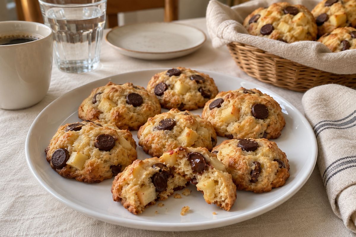 Biscotti morbidi alle mele e cioccolato con il Bimby
