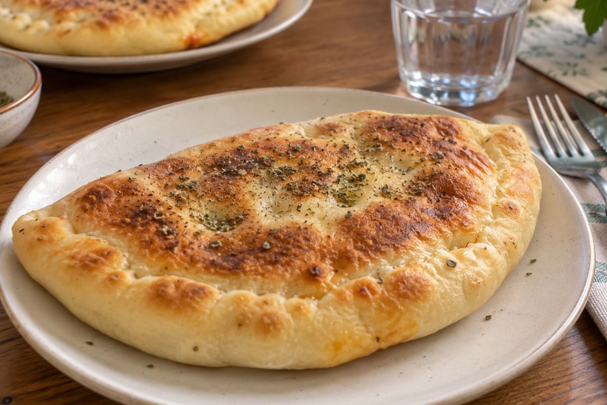 Calzoni in padella con provola e salsa