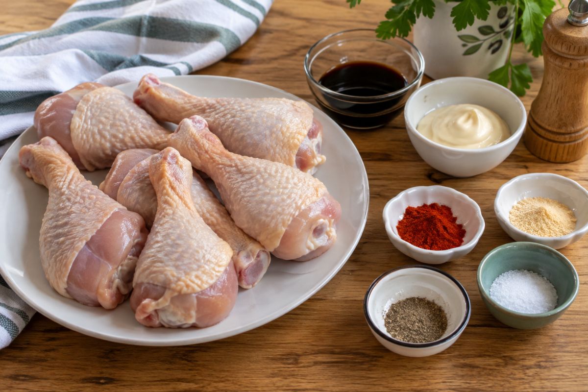 Cosce di pollo alla salsa di soia in friggitrice ad aria ingredienti Cosce di pollo alla salsa di soia in friggitrice ad aria, ingredienti