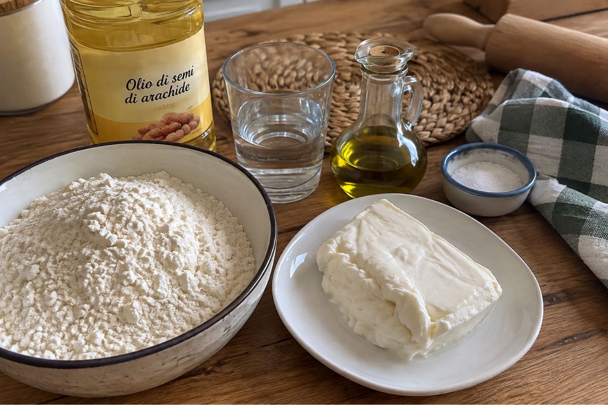 Focaccette di Sori ripiene ingredienti Focaccette di Sori ripiene, ingredienti