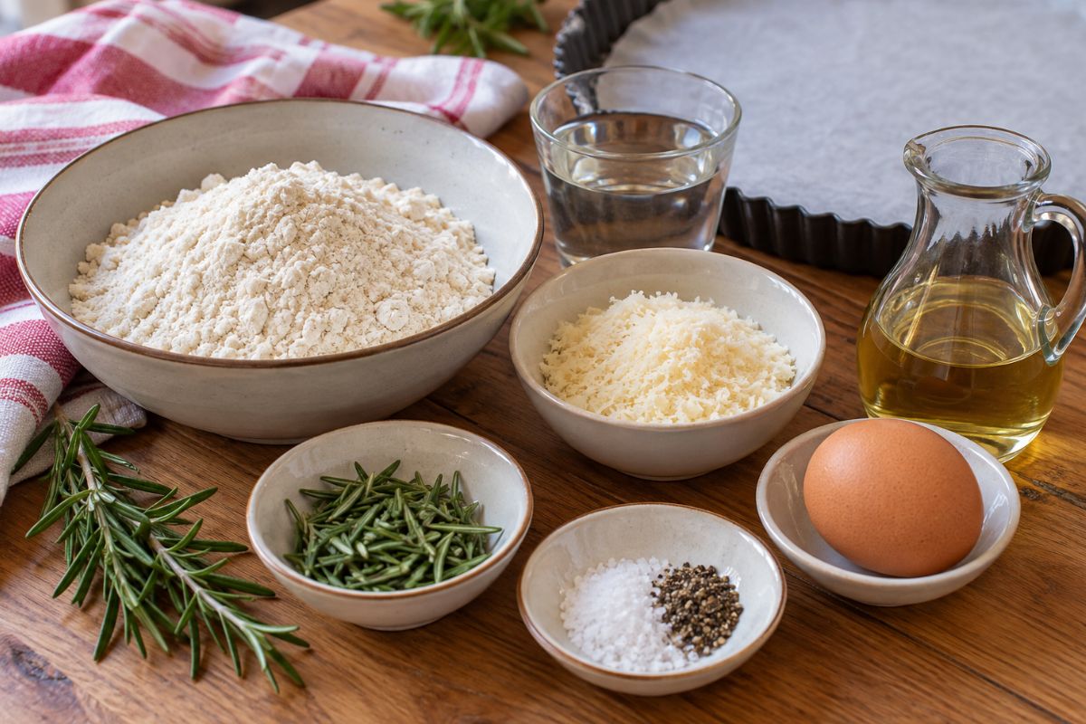 Frolla salata Parmigiano e rosmarino con il Bimby ingredienti Frolla salata Parmigiano e rosmarino con il Bimby, ingredienti