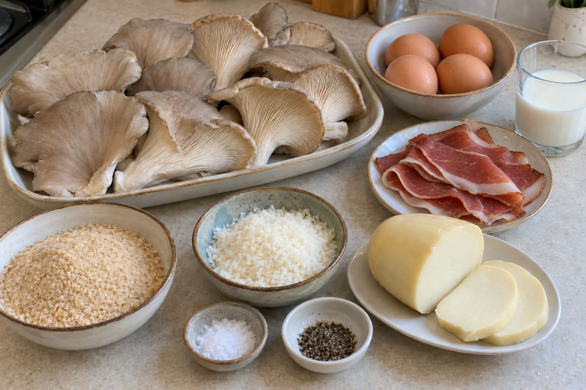 Funghi orecchioni ripieni in friggitrice ad aria ingredienti Funghi orecchioni ripieni in friggitrice ad aria, ingredienti