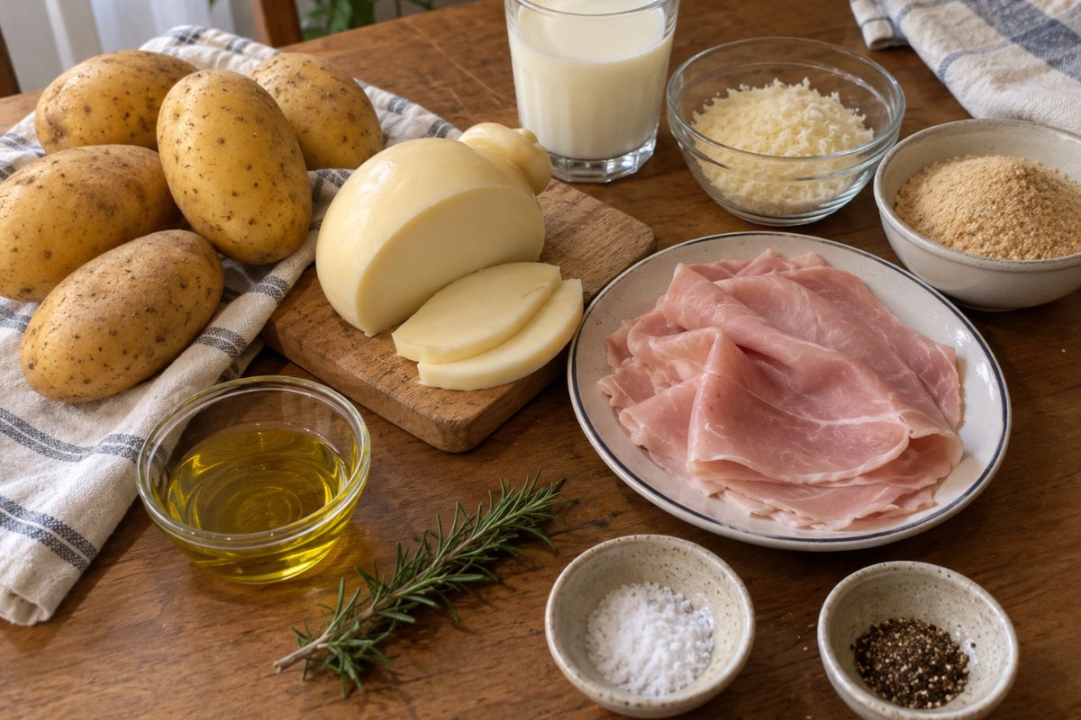 Parmigiana di patate ingredienti Parmigiana di patate , ingredienti