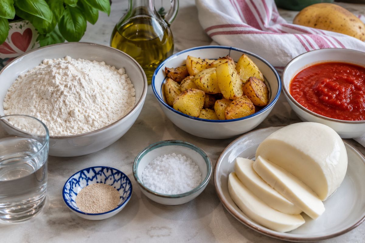 Pizza svuota-frigo, ingredienti