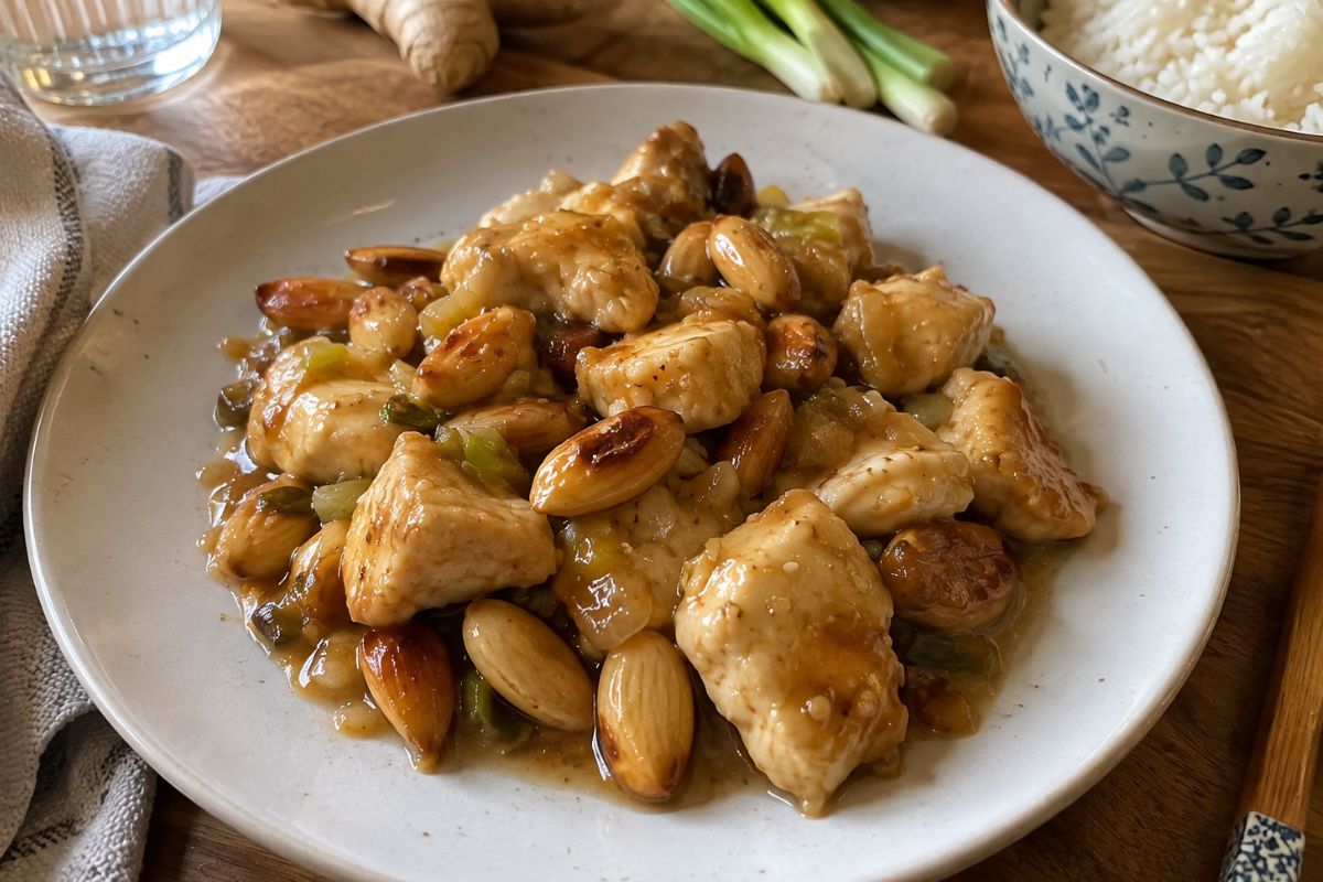 Pollo mandorle e zenzero con il Bimby