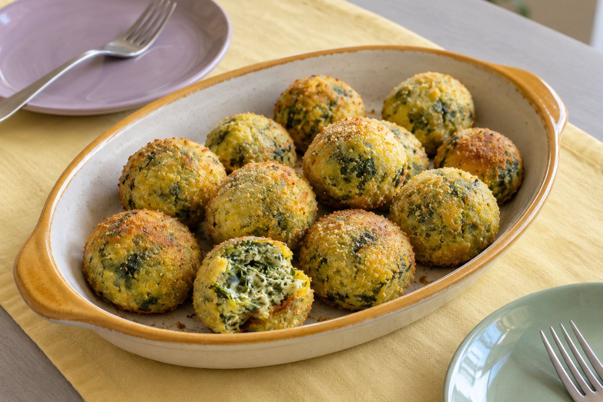 Polpette di spinaci e ricotta con il Bimby