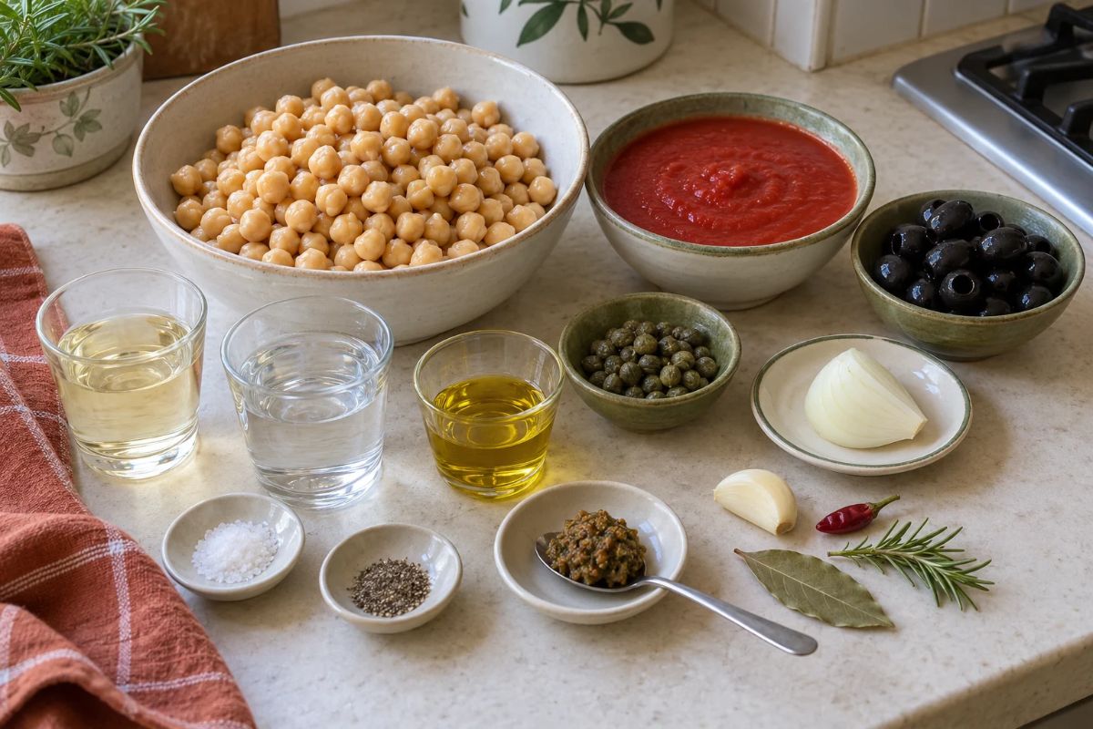 Ceci alla cacciatora con il Bimby ingredienti Ceci alla cacciatora con il Bimby, ingredienti