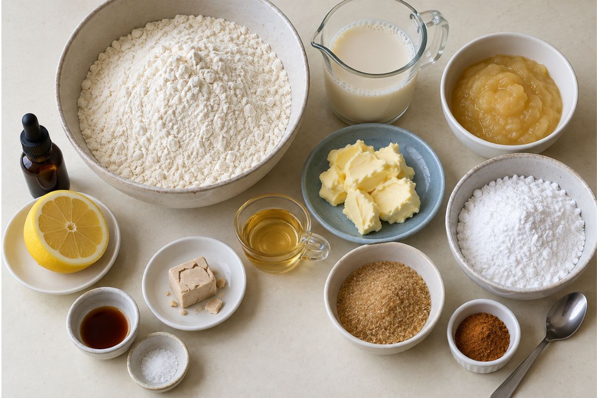 Cornetti Cinnamon Roll ingredienti Cornetti Cinnamon Roll, ingredienti