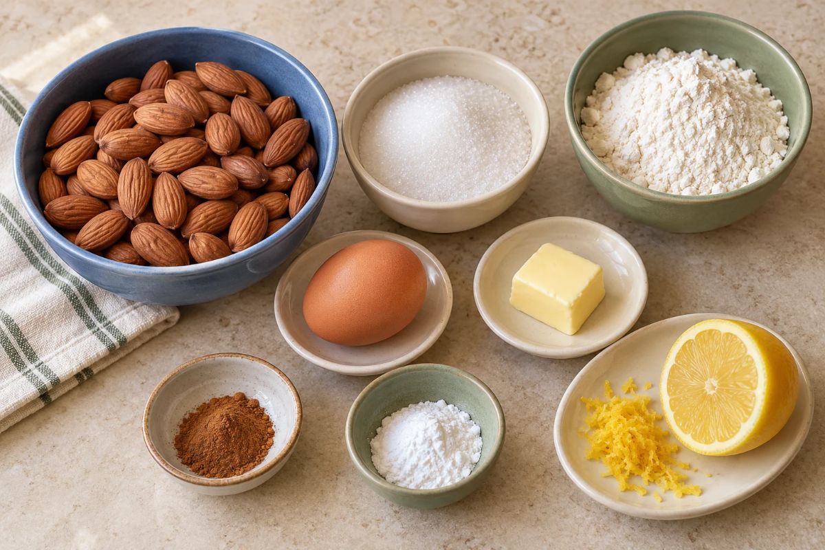 Fave dei morti alle mandorle con il Bimby ingredienti Fave dei morti alle mandorle con il Bimby, ingredienti