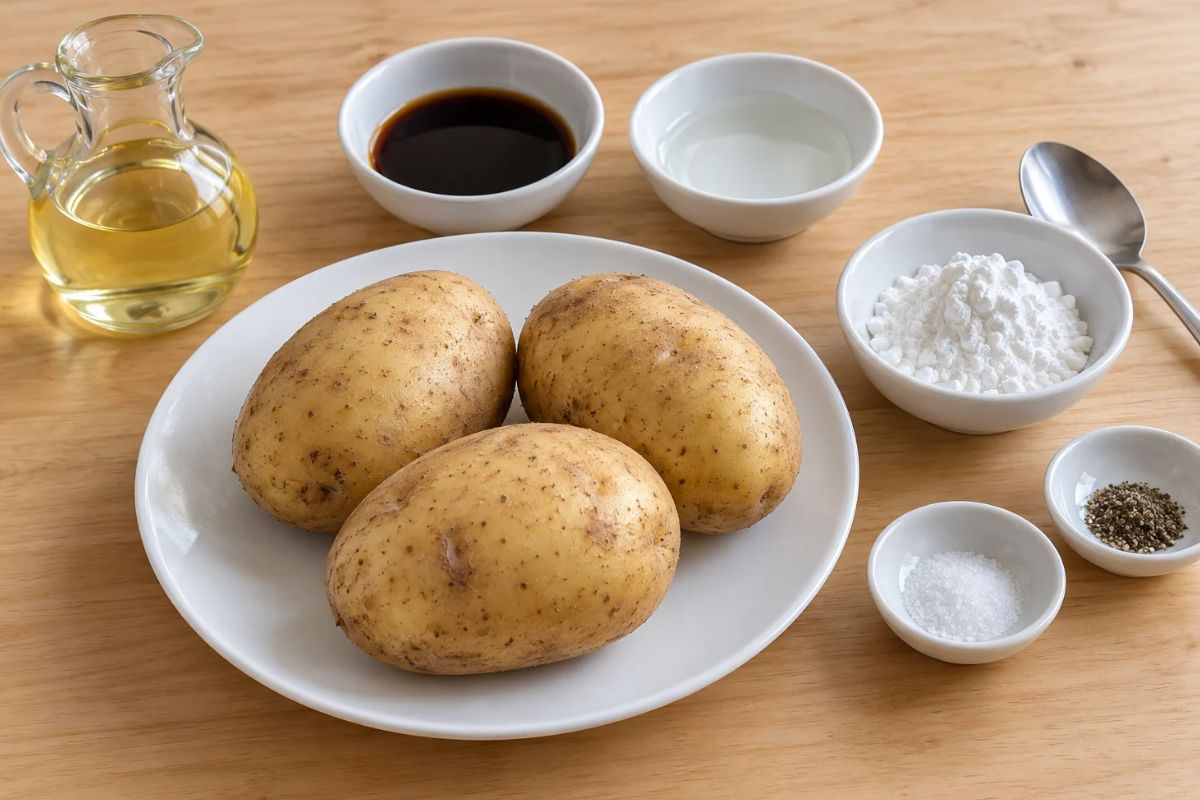 Gamjajeon frittelle di patate coreane ingredienti Gamjajeon, frittelle di patate coreane, ingredienti