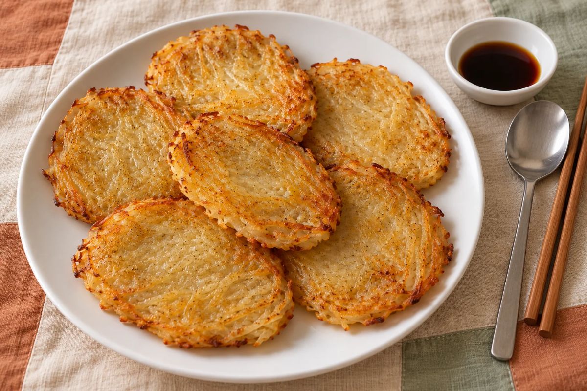 Gamjajeon frittelle di patate coreane
