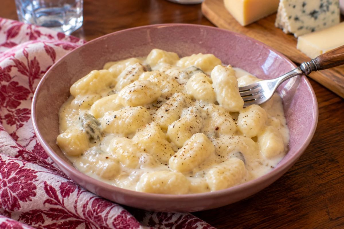 Gnocchi ai quattro formaggi con il Bimby