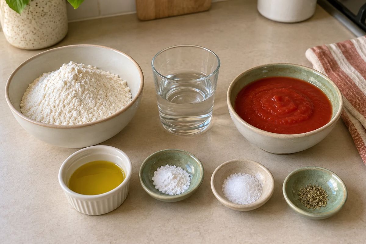 Lingue di pizza croccanti in friggitrice ad aria ingredienti Lingue di pizza croccanti in friggitrice ad aria, ingredienti