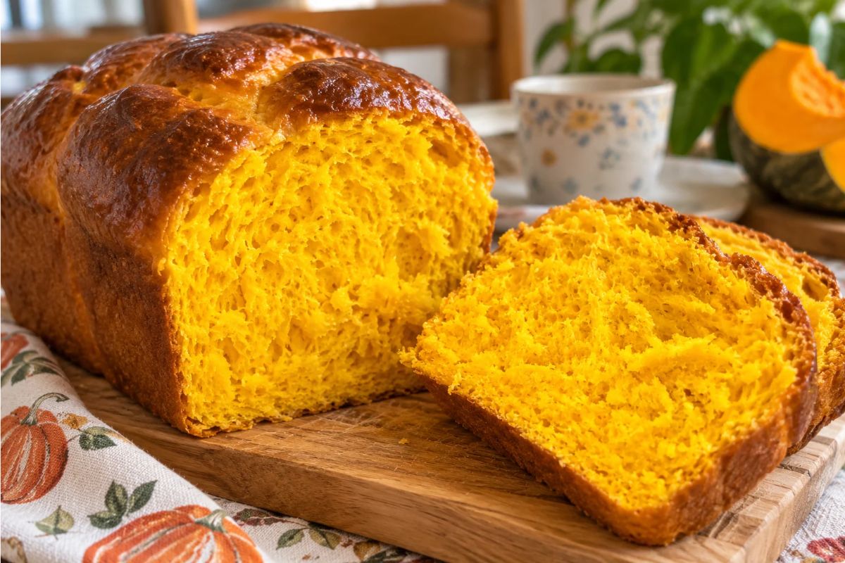 Pan brioche alla zucca con il Bimby