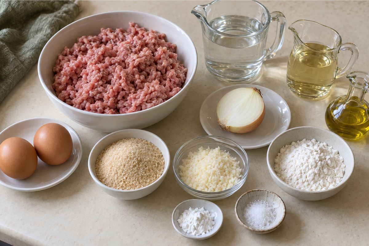 Polpette al vino a Varoma con il Bimby, ingredienti